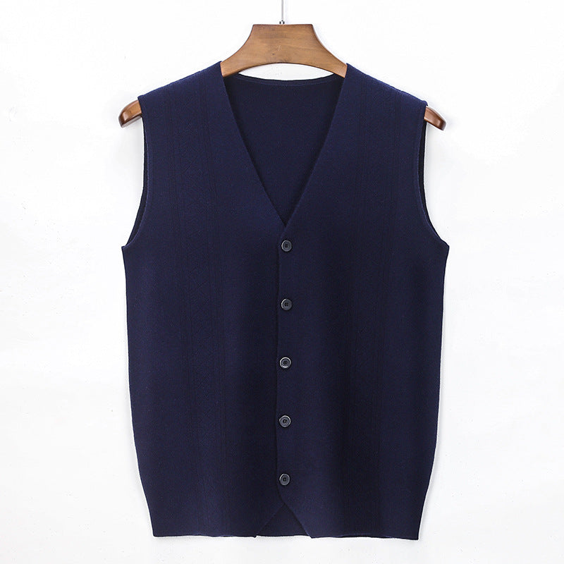 Herren Strick-Cardigan-Weste – Ansicht 6