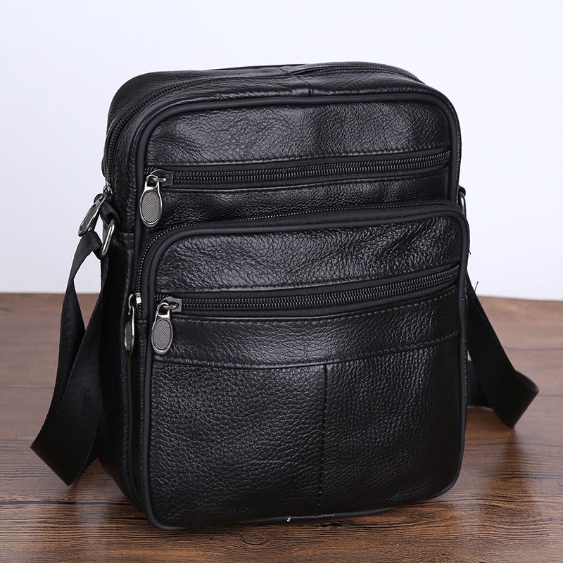 Herren Leder Schultertasche Casual & Stilvoll