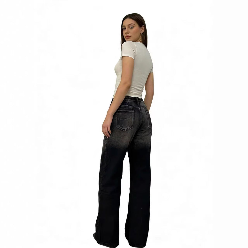 Waschgradienten-Jeans