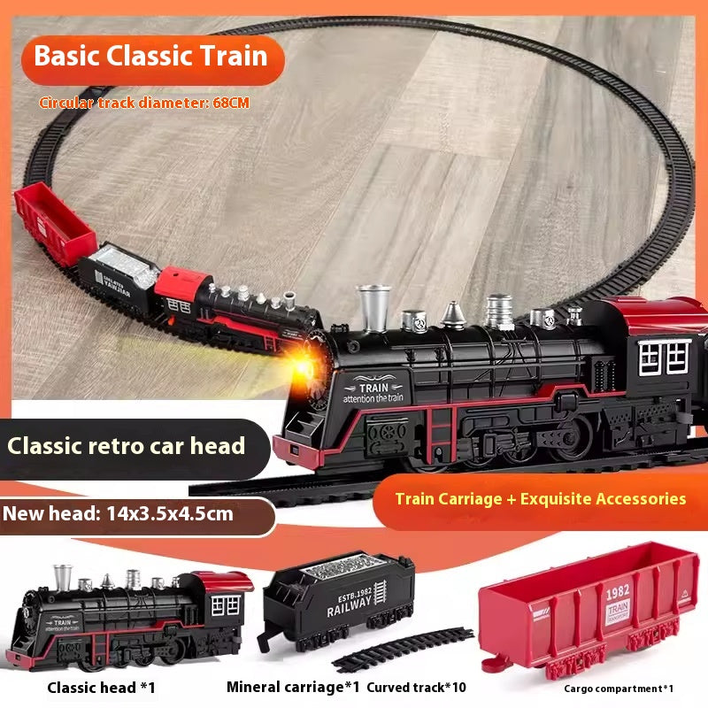 Elektrische Dampflokomotive für Kinder