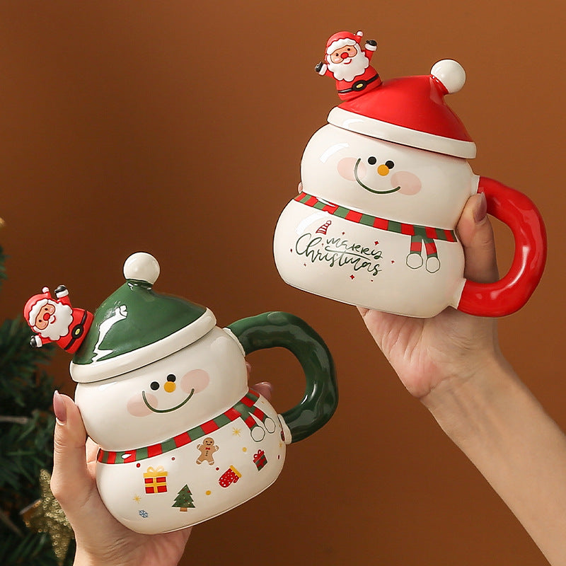 Weihnachts-Keramiktasse mit Schneemann-Motiv – Bild 10 | LuxeStyle
