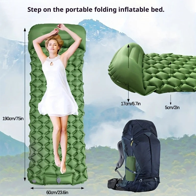Faltbare, aufblasbare Campingmatte – Bild 5 | LuxeStyle