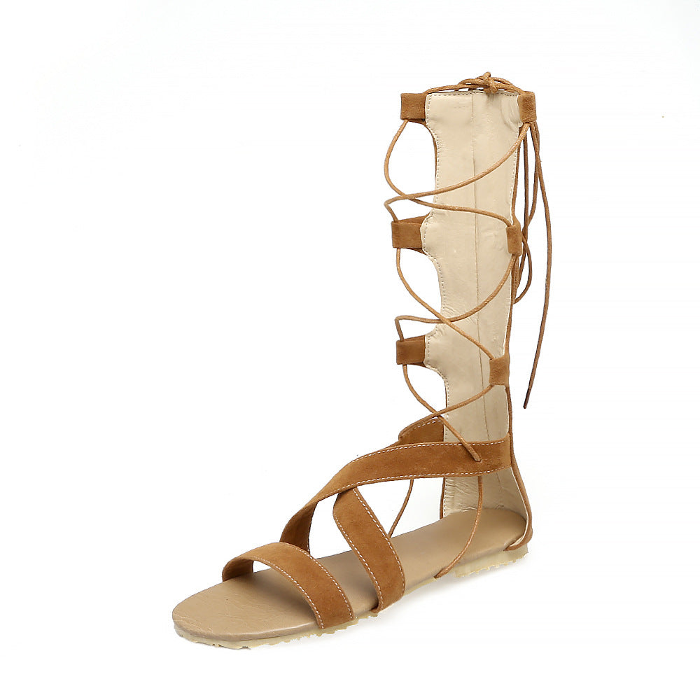 Cross-Band High-Top Sandalen – Bild 6 | LuxeStyle