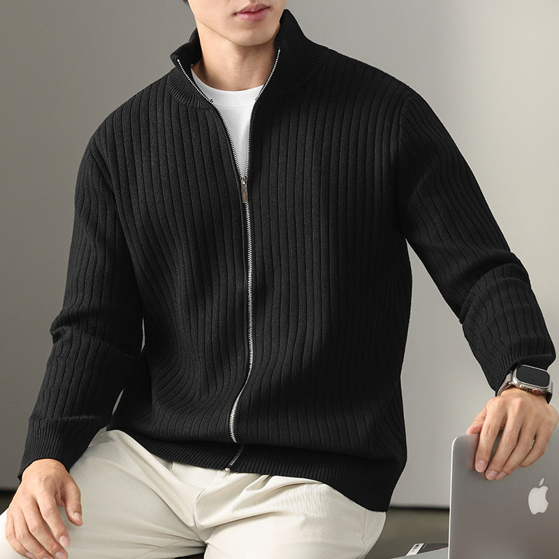 Winter-Cardigan für Herren – Bild 2 | LuxeStyle