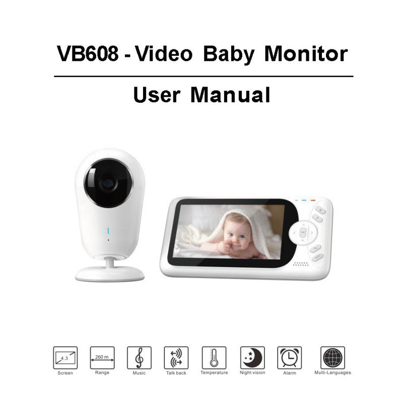 Digitales Babyphone mit 4.3 Zoll Display – Bild 2 | LuxeStyle