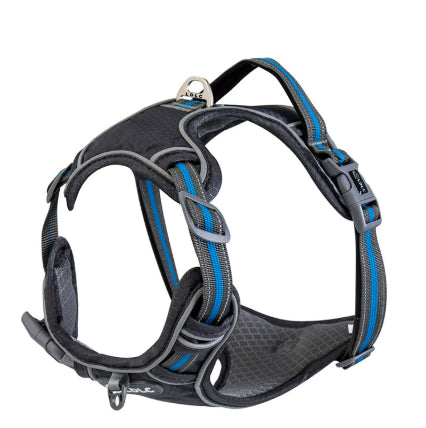 Reflektierendes Hundehalsband mit Traktionsriemen