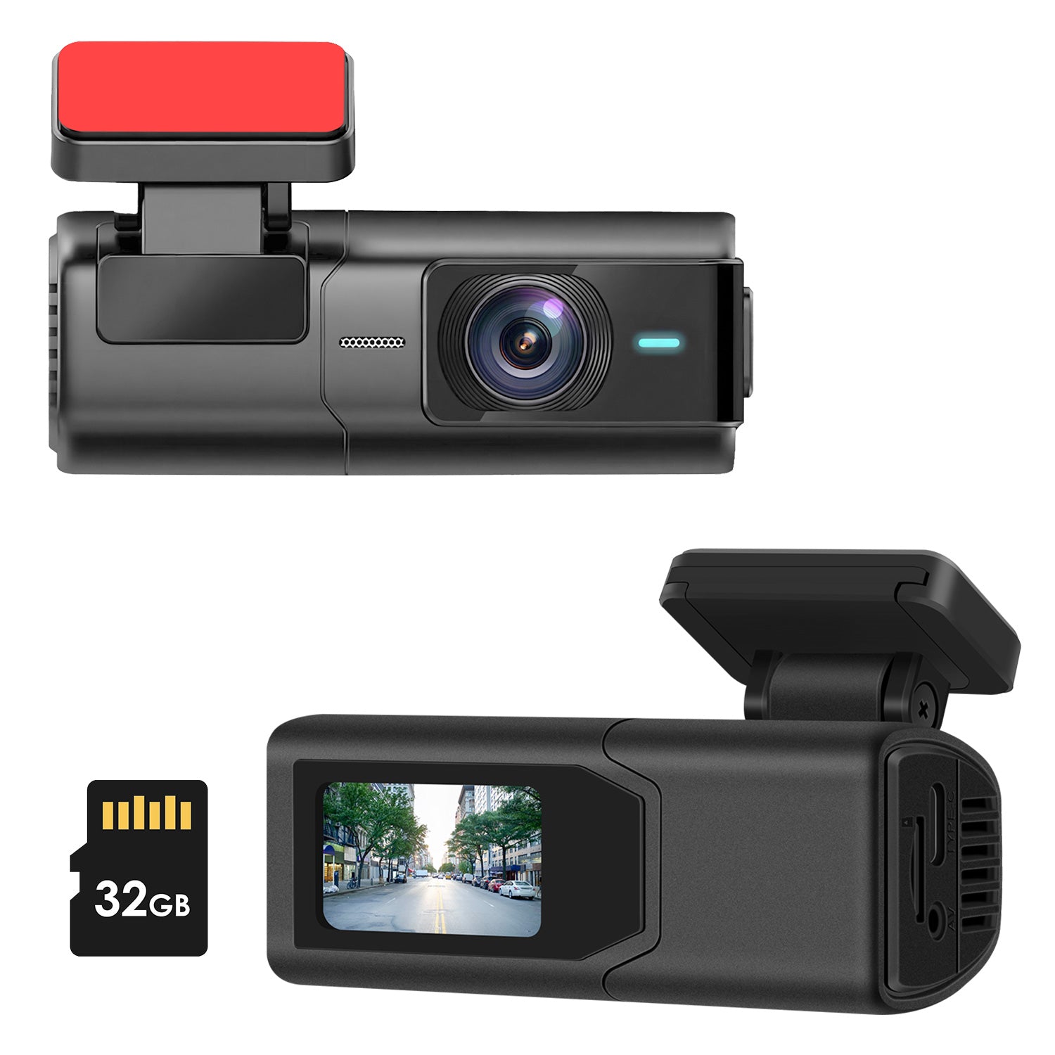 2K-Dashcam mit Nachtsicht