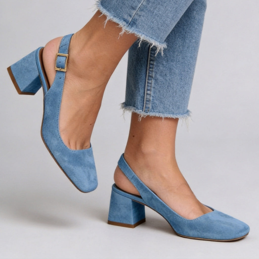 Spitzschuh Slingback Pumps Gr. 40-43 Frühjahr/Sommer