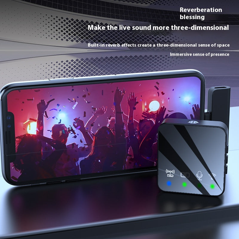 Kabelloses Bluetooth-Mikrofon mit Rauschunterdrückung