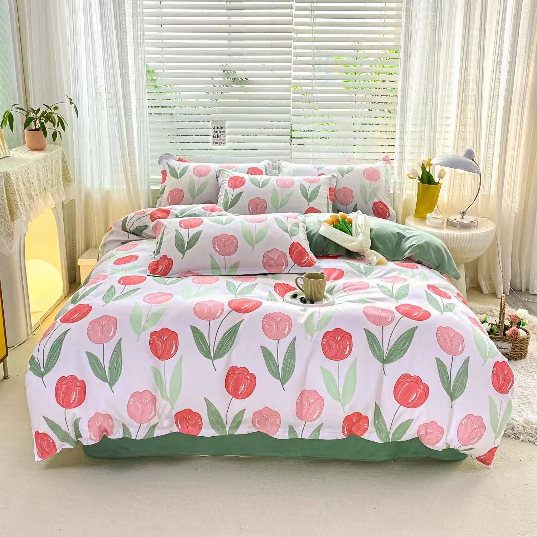 Vierer-Deckenbezug Set 160x210 cm