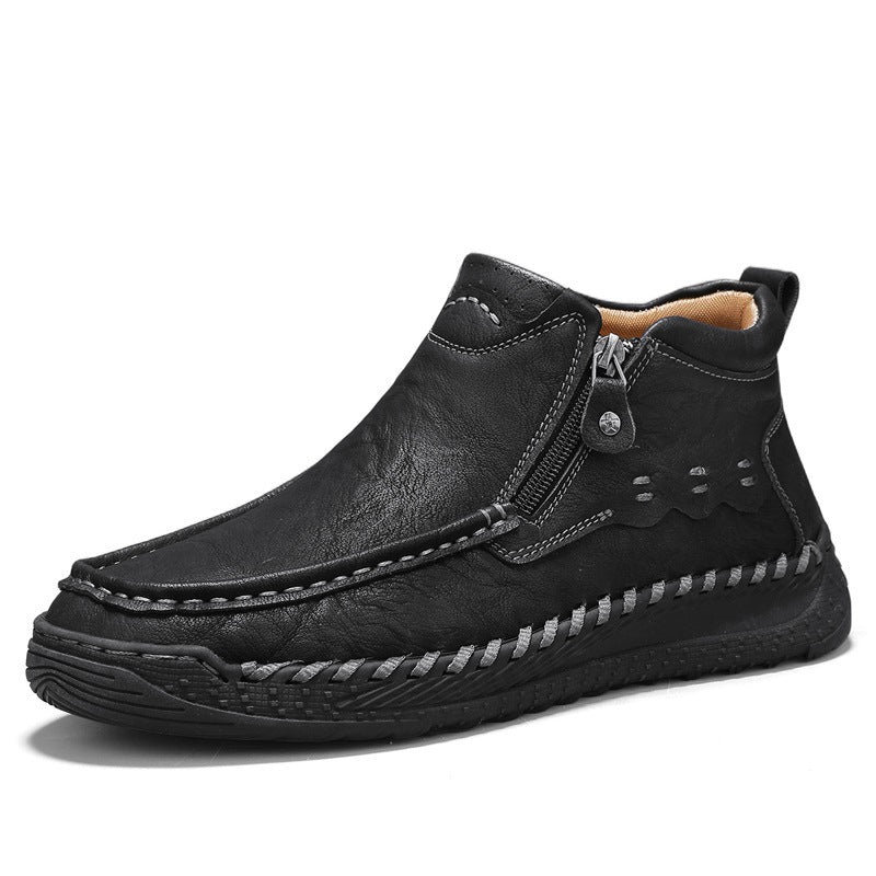Herren Retro Work Boots – Handgenäht