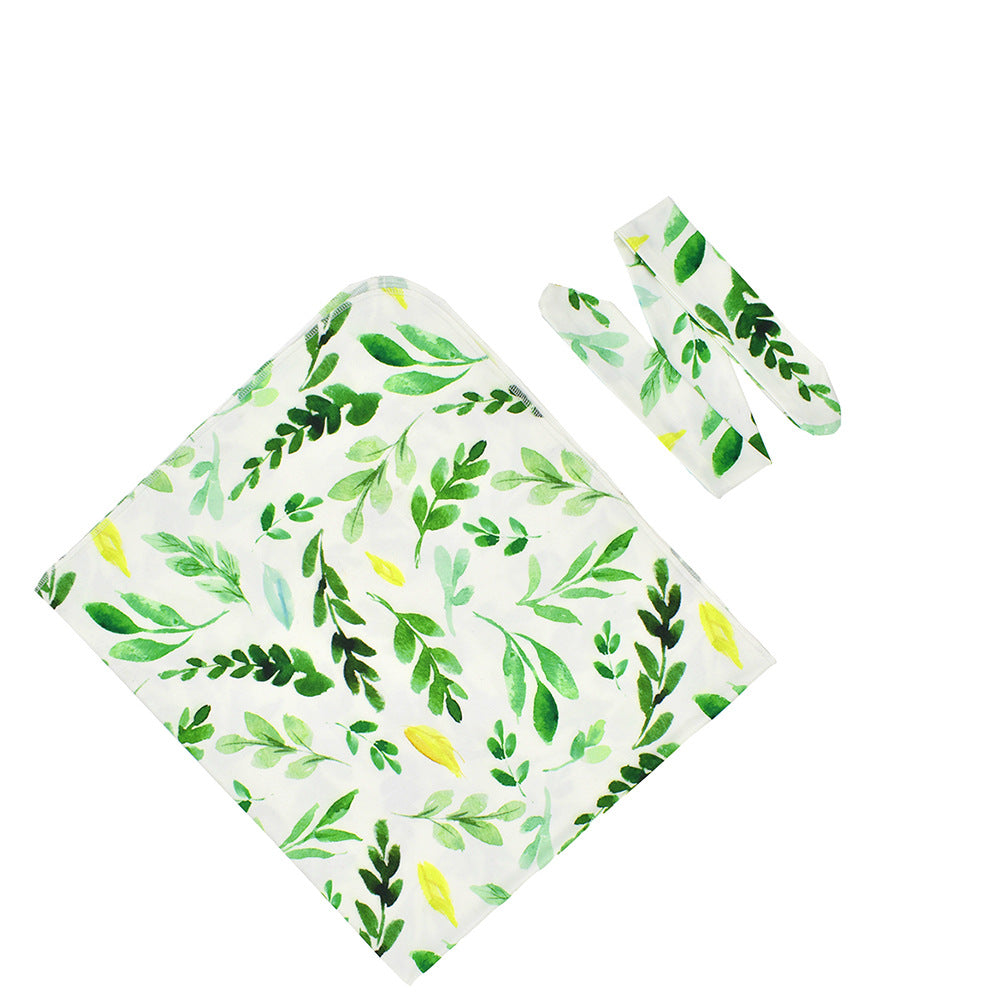 Baby Swaddle-Tuch mit Hasenohr-Stirnband – Bild 11 | LuxeStyle