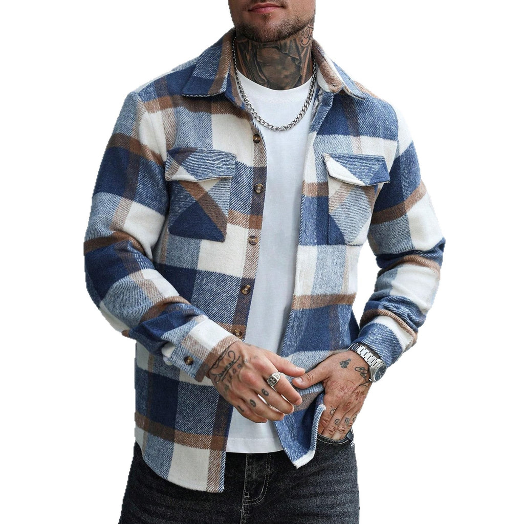 Casual Karo-Hemdjacke