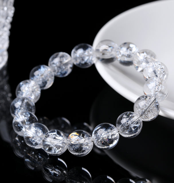 Himalaya Bergkristall Perlenarmband