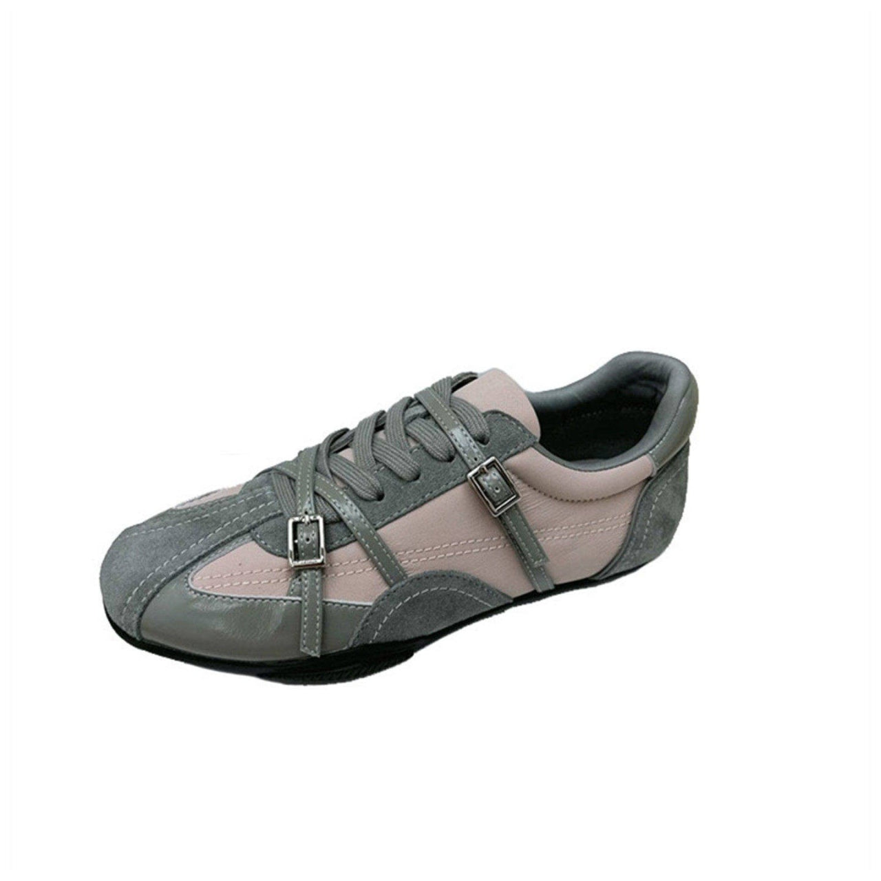 Retro Sportschuhe aus Leder für Damen