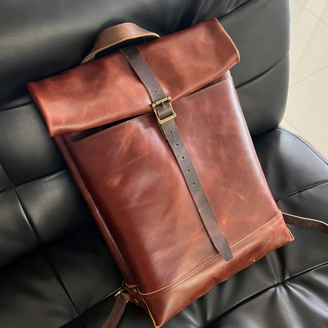 Roll-Top Outdoor Reisetasche für Herren – Bild 4 | LuxeStyle