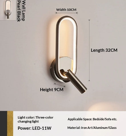 Drehbare Wandlampe mit Touch-Steuerung – Bild 2 | LuxeStyle