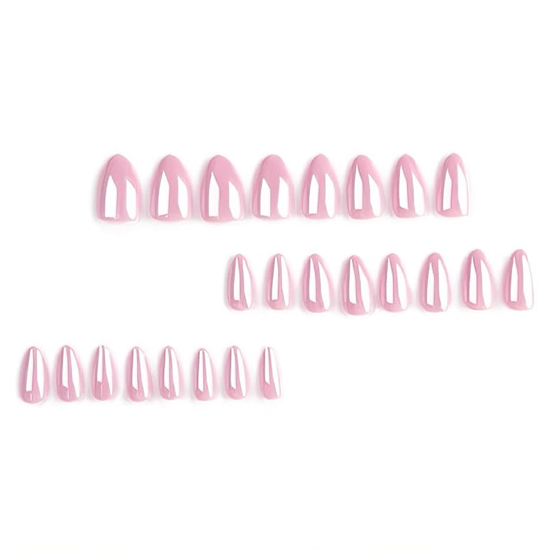 Aurora Powder Fake Nails – Lang & Glänzend – Ansicht 3