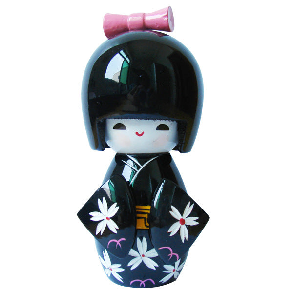 Kimono-Püppchen aus Birkenholz