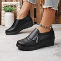Keile-Absatz Mules mit weicher Sohle