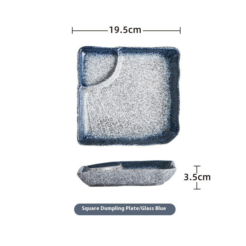 Keramik-Dampfnudelplatte 8,5" quadratisch – blau – Bild 10 | LuxeStyle