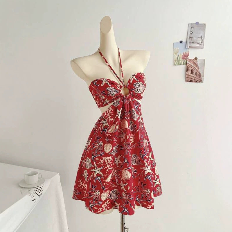 Bohemian Halterneck Tube Dress – Bild 9 | LuxeStyle