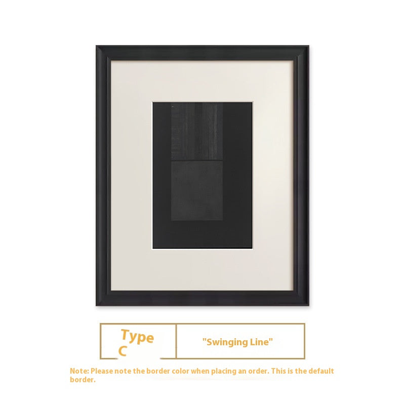 Abstrakte Linien – Wandbild mit Holzrahmen – Bild 6 | LuxeStyle