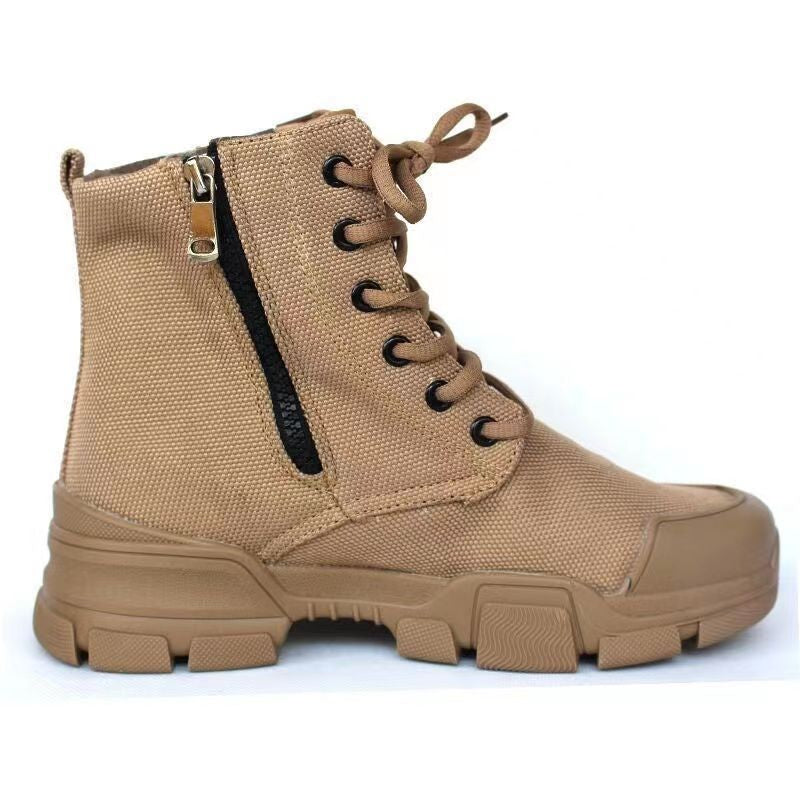 Herren-Stiefel mit Schnürung und dicker Sohle – Bild 12 | LuxeStyle