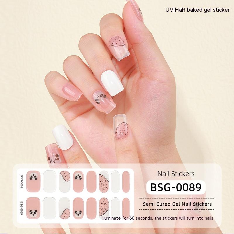 Semi-cured Gel-Nagelsticker 3D-Bronzing – Bild 6 | LuxeStyle