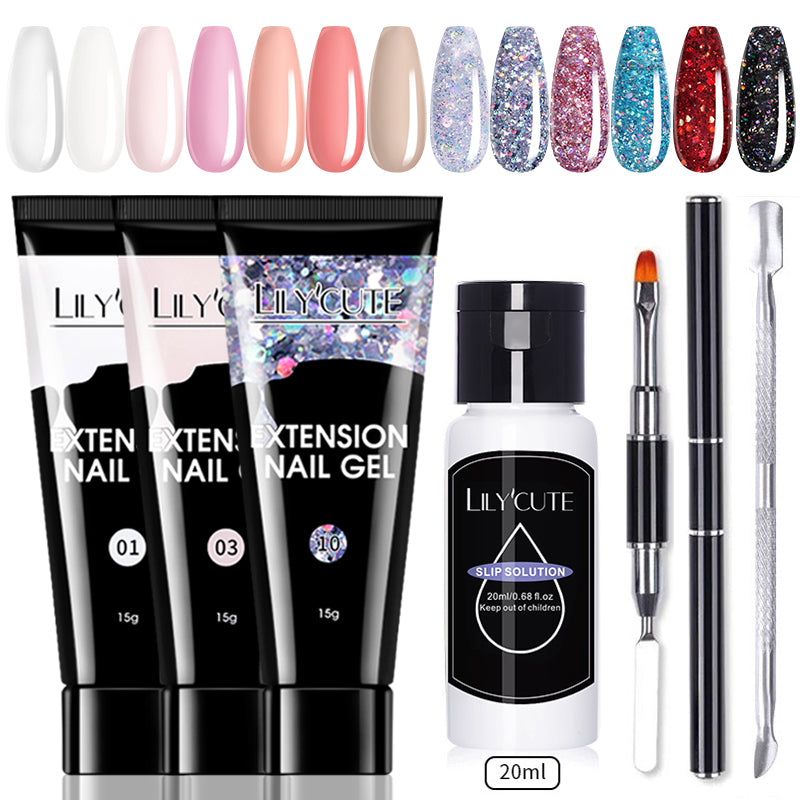 Nagelverlängerungs-Gel-Kit, 15ml
