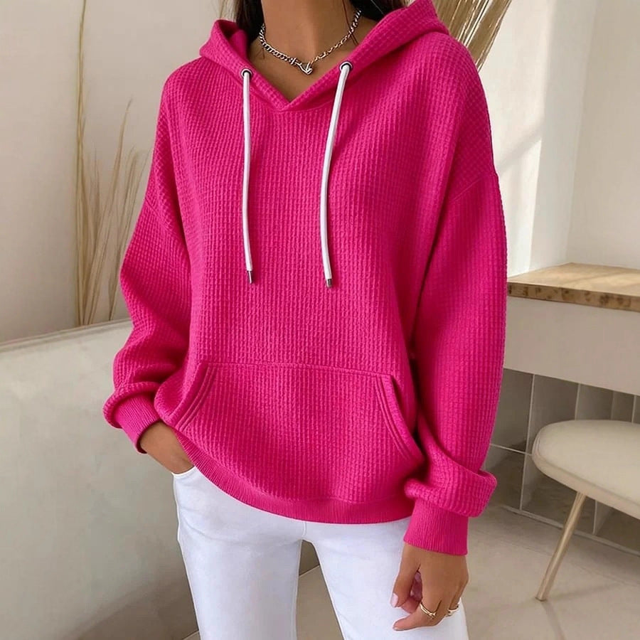 Freizeit-Sweatshirt mit Kapuze