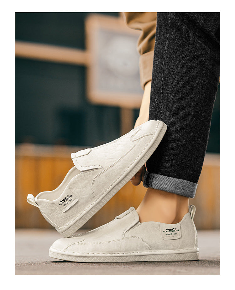 Leichte Herren-Slipper aus Kunstleder – Bild 3 | LuxeStyle