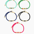 Personalisiertes Armband mit Sternen und Kordel