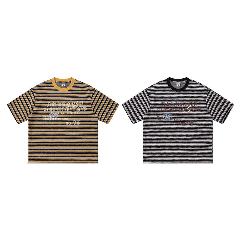 Lockeres Herren-T-Shirt mit Aufdruck