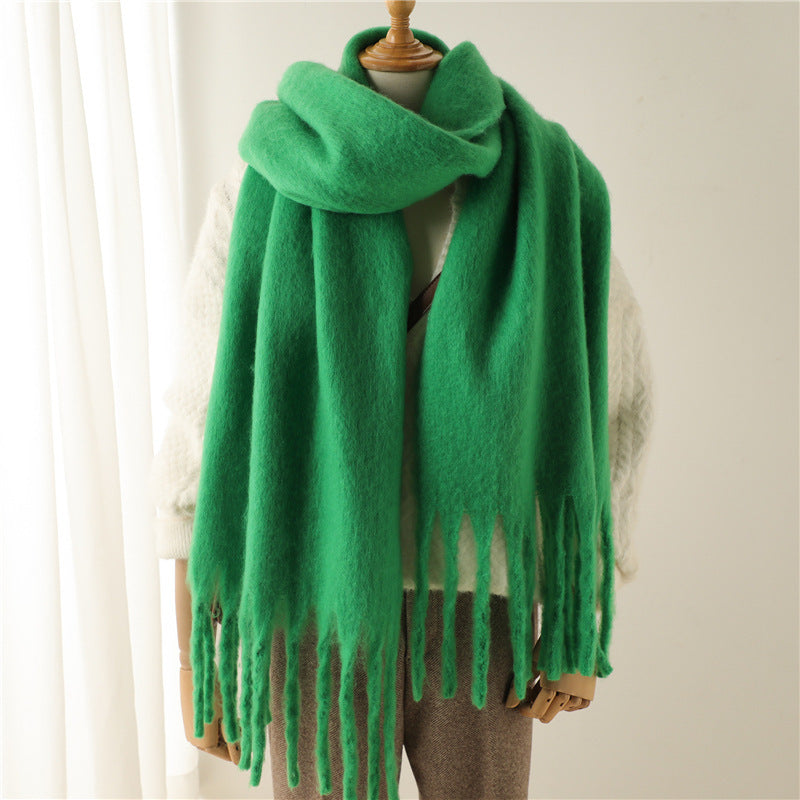 Winterthermal-Schal mit langen Pompons – Bild 19 | LuxeStyle