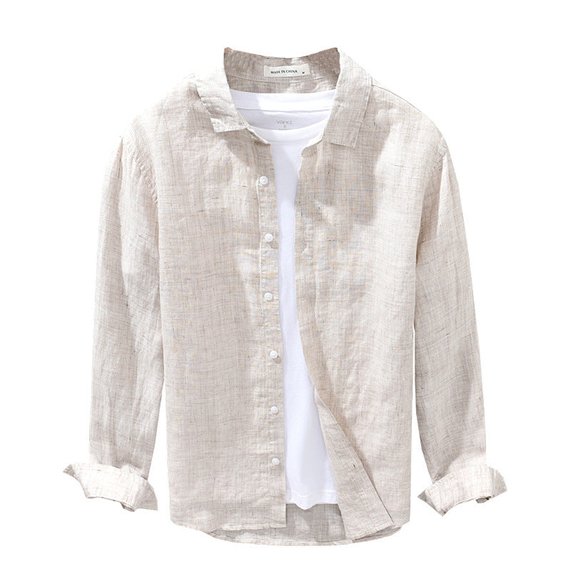Leinen-Shirt in Hellblau – locker geschnitten – Bild 4 | LuxeStyle