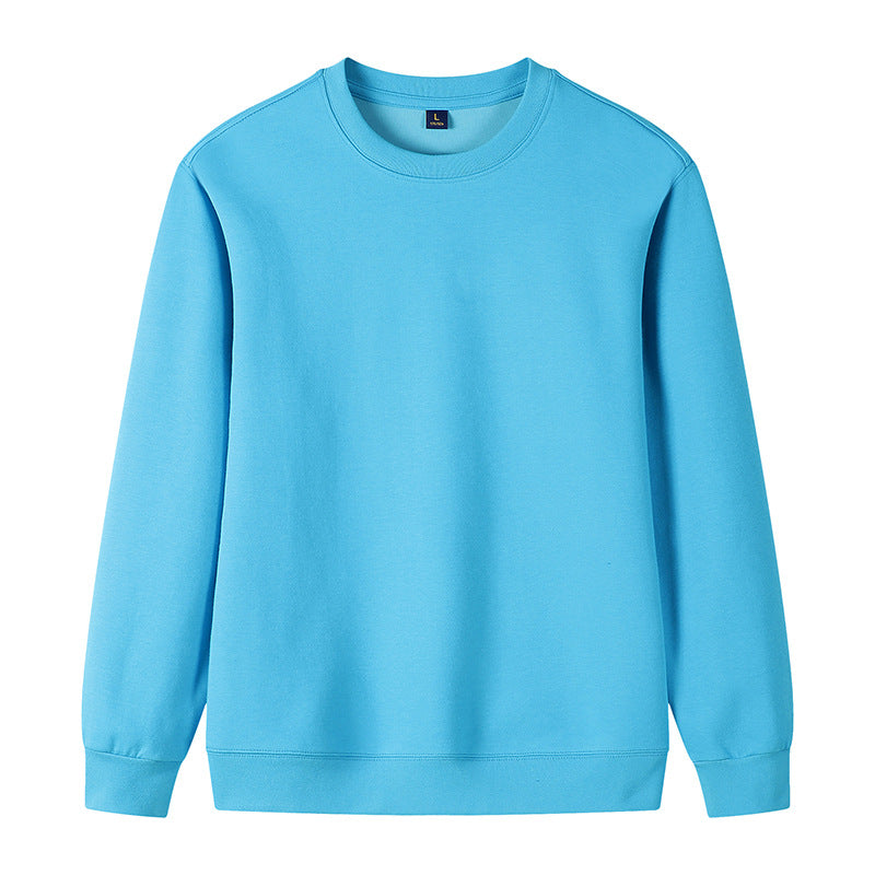Baumwoll-Sweatshirt mit Rundhals und langen Ärmeln