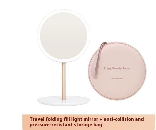 Portables LED-Makeup-Spiegelset