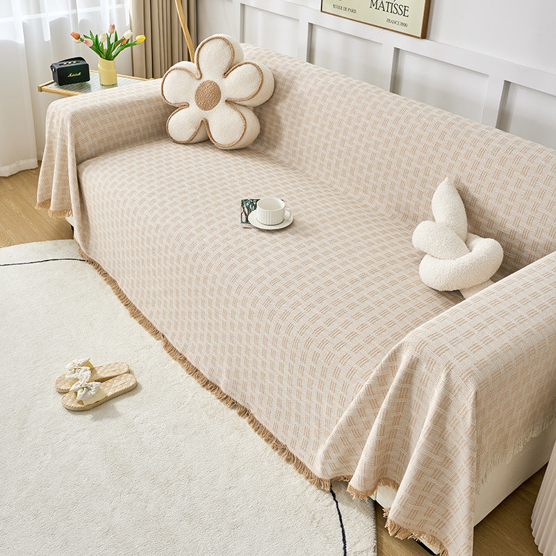 Sofaüberwurf im Creme-Stil, vier Jahreszeiten – Bild 7 | LuxeStyle