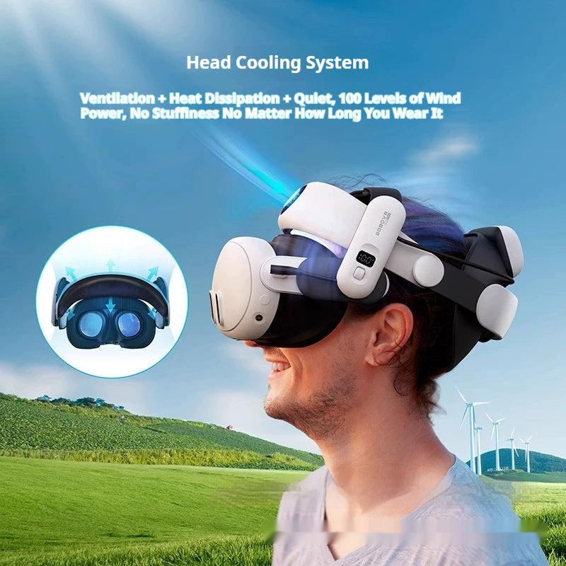 VR-Brille mit verstellbarem Kopfband – Ansicht 3