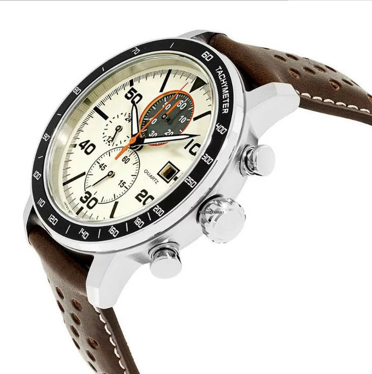 Quarz-Herrenuhr mit Kalender und Leuchtzeigern – Bild 7 | LuxeStyle