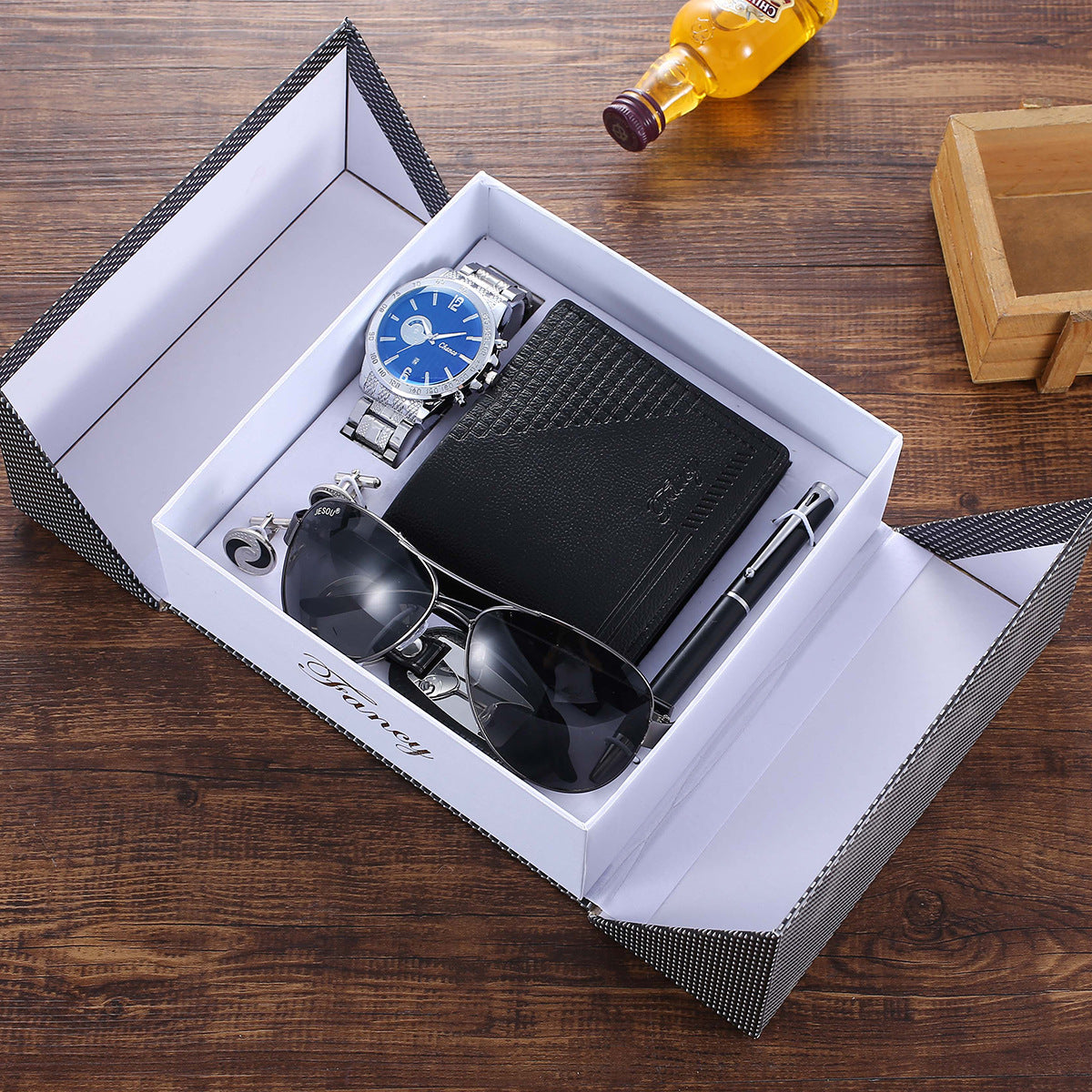 Business-Set mit Uhr und Accessoires – Bild 5 | LuxeStyle