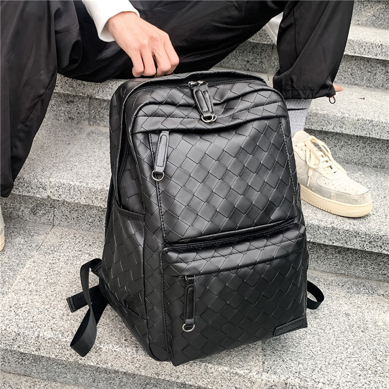 Handgewobener Reise-Rucksack für Herren – Bild 2 | LuxeStyle