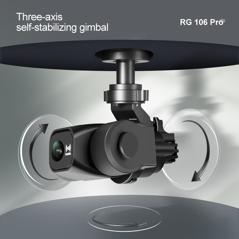 RG106PRO Drohne mit Hindernisvermeidung und 3-Achsen-PTZ-Kopf