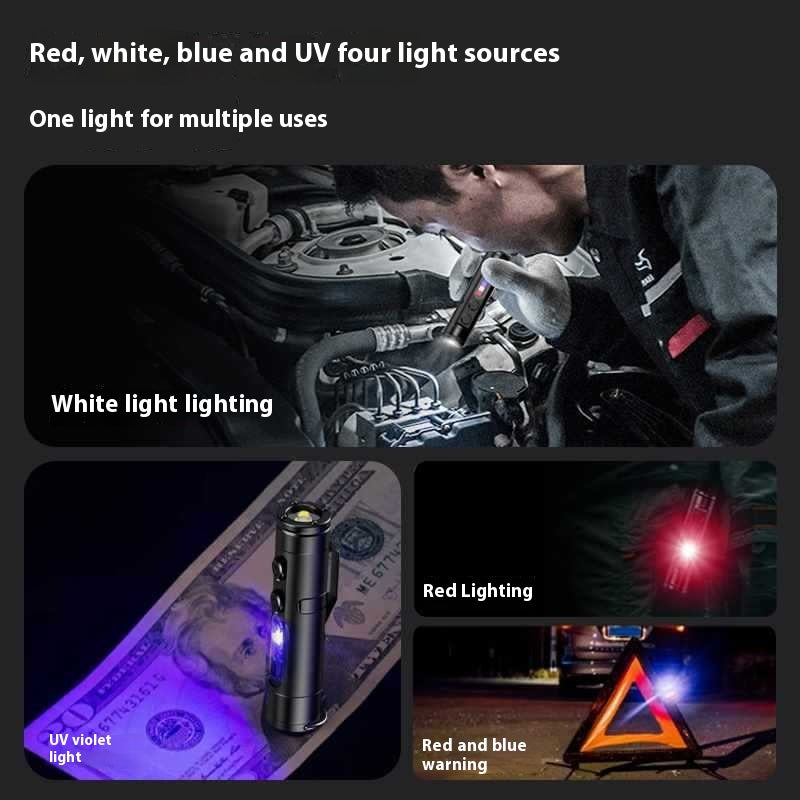 Schlüsselanhänger-Taschenlampe mit Magnet – Bild 3 | LuxeStyle