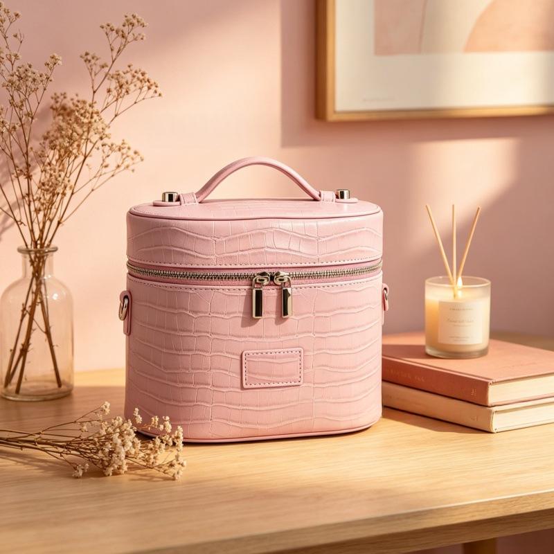 Kosmetiktasche mit Krokodilmuster, grosse Kapazität – Bild 6 | LuxeStyle