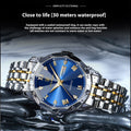 Wasserdichte Leuchtende Herrenuhr