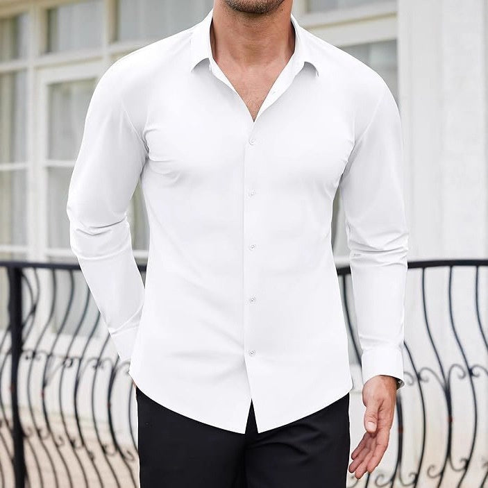 Seamless Langarm-Hemd – Bild 2 | LuxeStyle