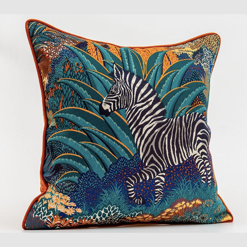 Zebra Jacquard Kissenhülle – Bild 8 | LuxeStyle