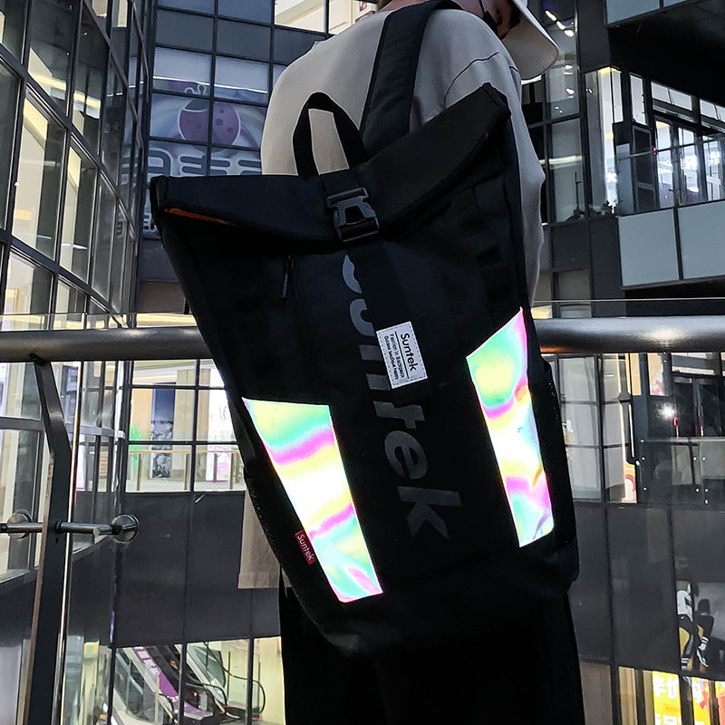 Grosser Schulranzen-Rucksack aus Nylon – Bild 4 | LuxeStyle